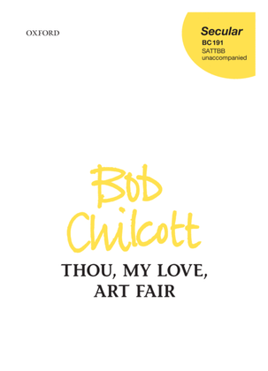 Book cover for Thou, my love, art fair