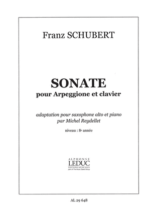 Book cover for Sonata (alto) (saxophone-alto & Piano)