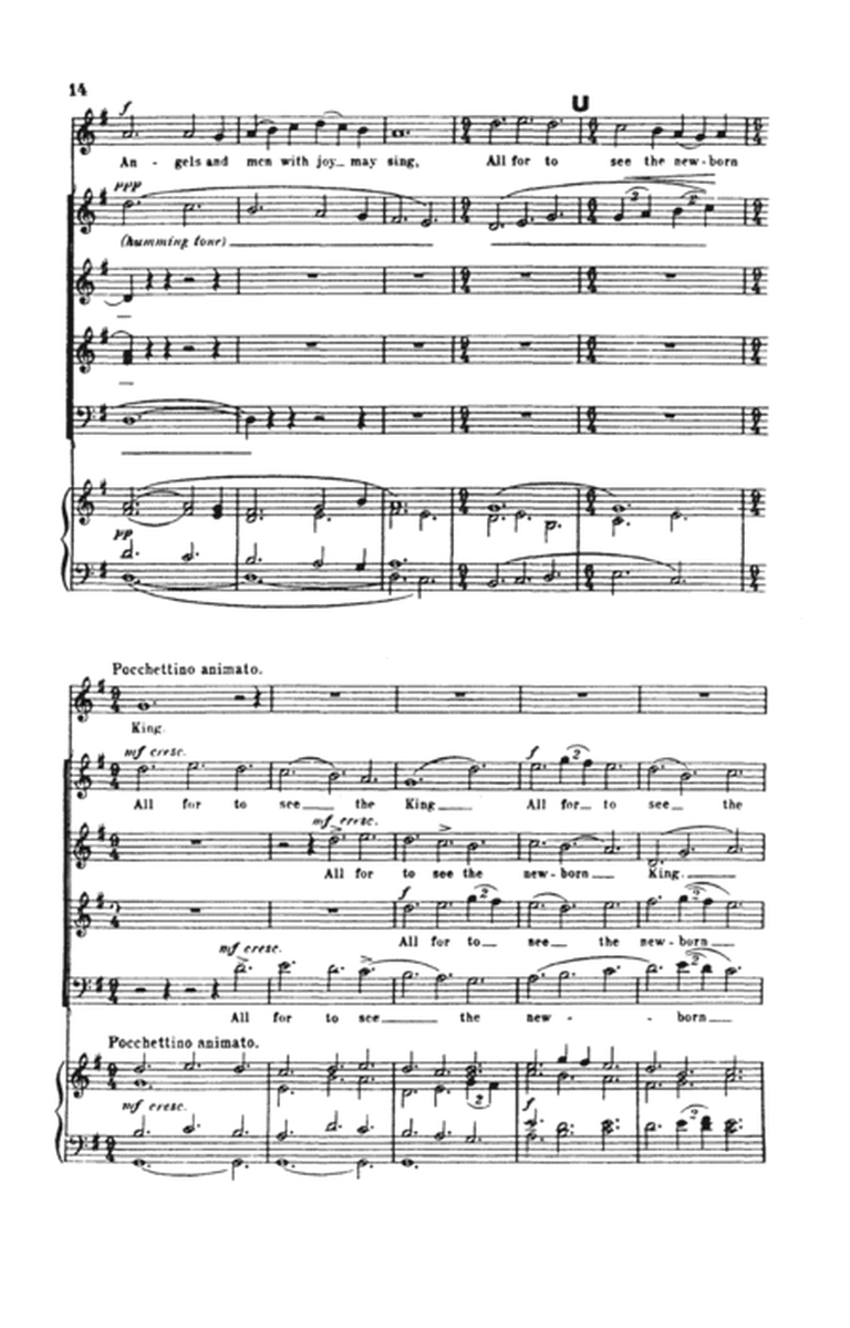 Fantasia on Christmas Carols (Choral Score)