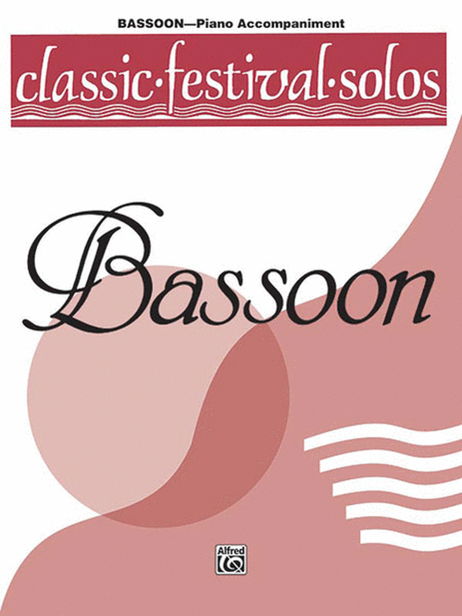 Classic Festival Solos (Bassoon), Volume 1