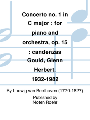 Book cover for Concerto no. 1 in C major