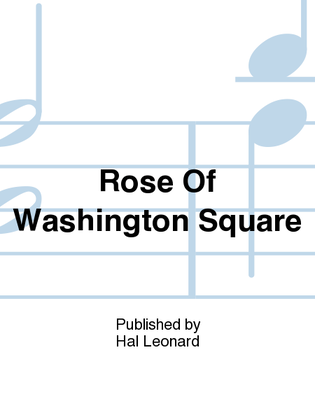 Book cover for Rose Of Washington Square