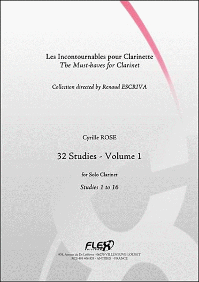 Tuition Book - 32 Studies For Clarinet