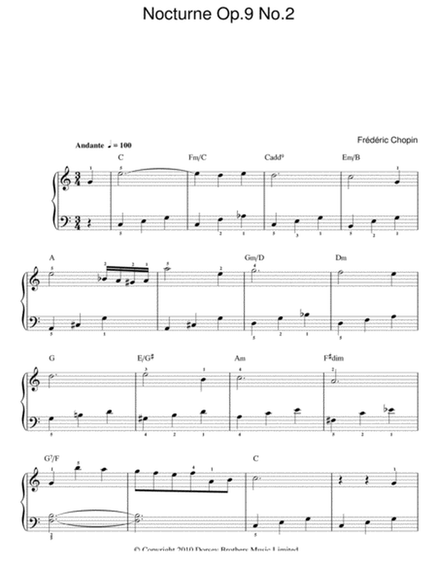 Nocturne in Eb Major, Op. 9, No. 2
