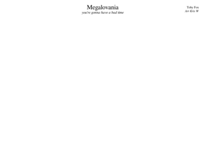 Book cover for MEGALOVANIA (from Undertale)