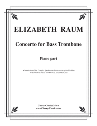 Book cover for Concerto for Bass Trombone with Piano Accompaniment