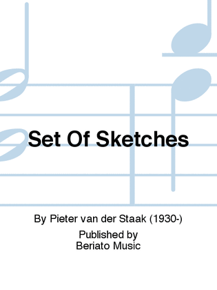 Book cover for Set Of Sketches