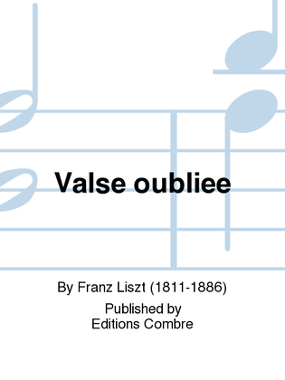 Book cover for Valse oubliee