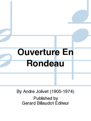 Book cover for Ouverture En Rondeau