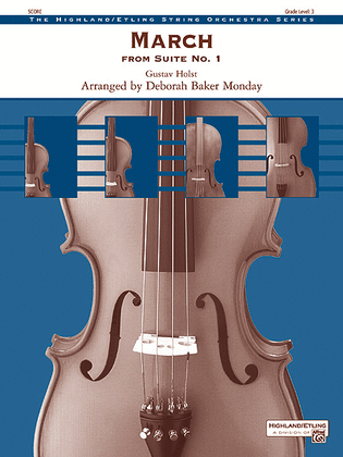 Book cover for March from Suite No. 1 (score only)