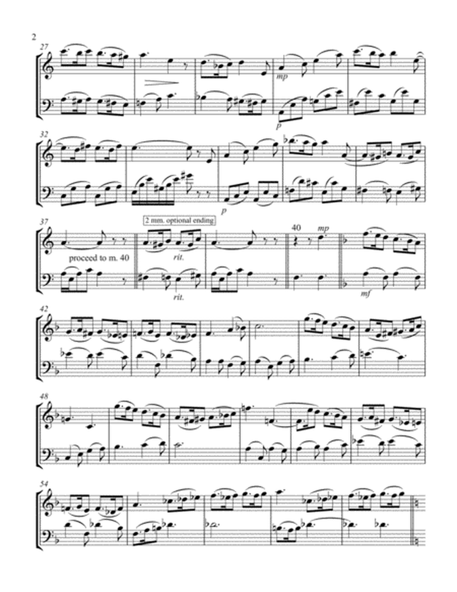 Faure Sicilienne, arr. for violin & cello duet