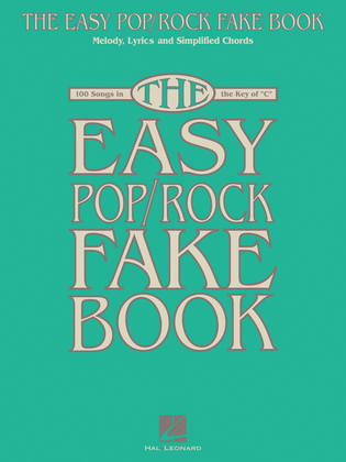 The Easy Pop/Rock Fake Book