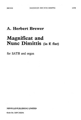 Book cover for Magnificat and Nunc Dimittis in E Flat