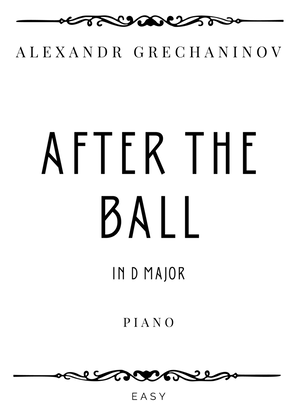 Book cover for Grechaninov - After the Ball in D Major - Easy