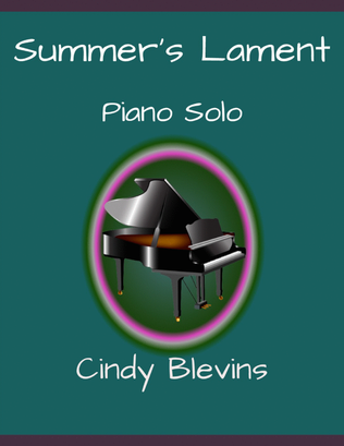 Book cover for Summer's Lament, original Piano Solo