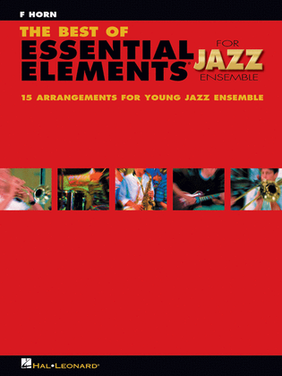 Book cover for The Best of Essential Elements for Jazz Ensemble (F Horn)