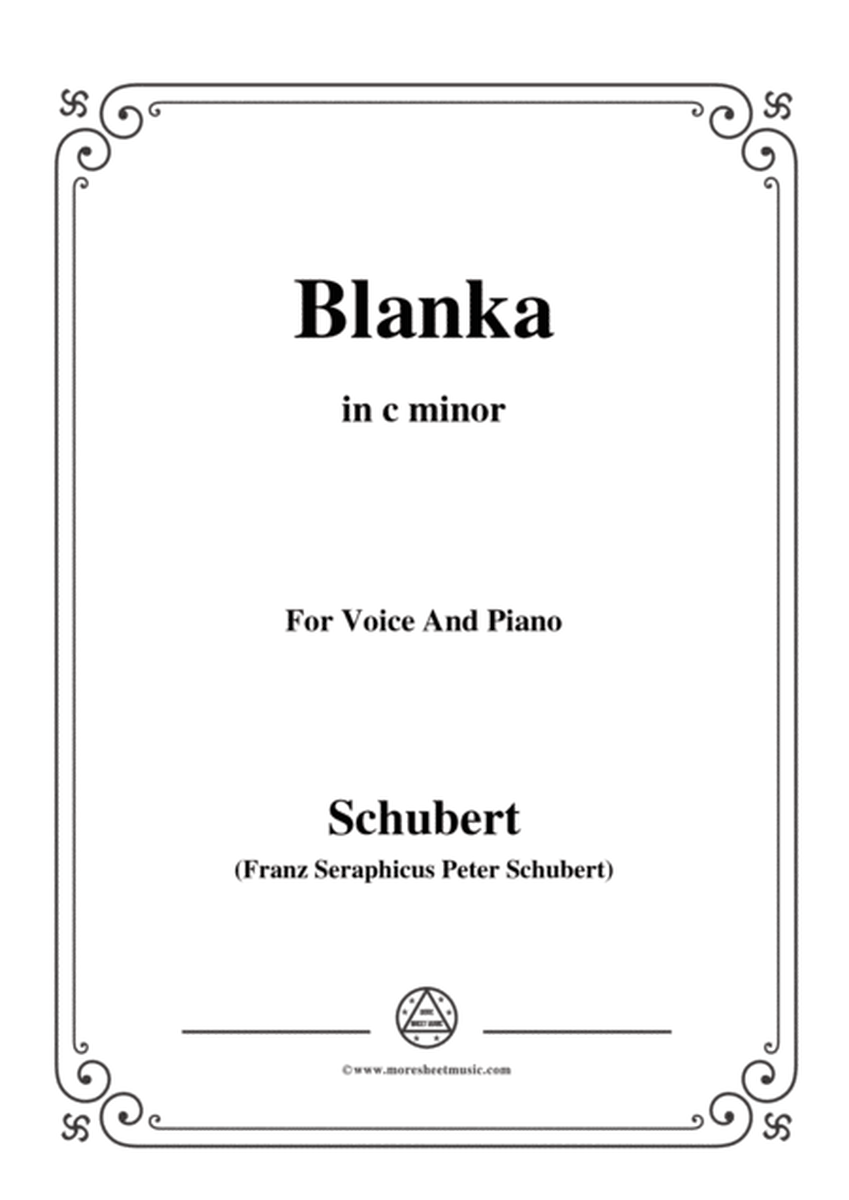 Schubert-Blanka,in c minor,for Voice&Piano image number null