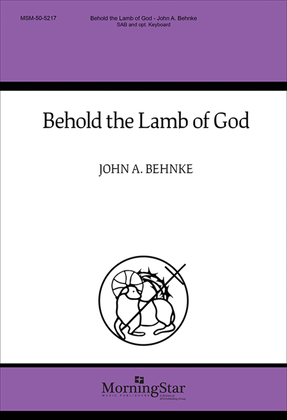 Book cover for Behold the Lamb of God