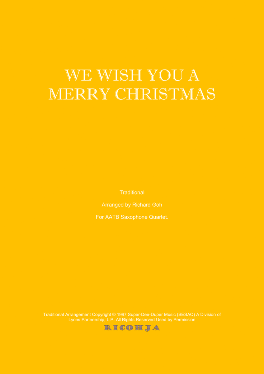 We Wish You A Merry Christmas image number null