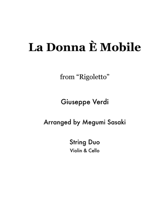 Book cover for La Donna E Mobile