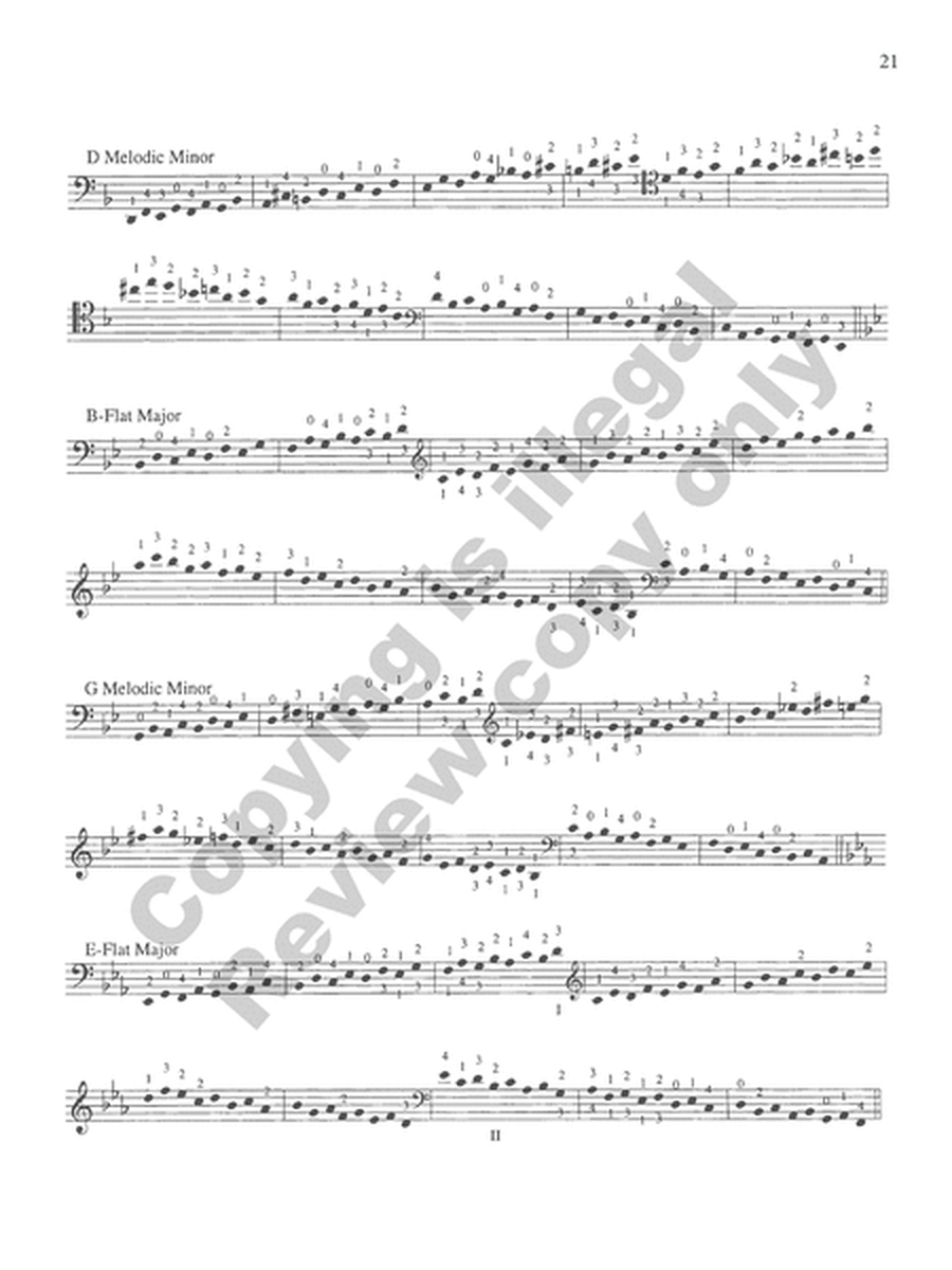 The Galamian Scale System for Violoncello (Volume 1)