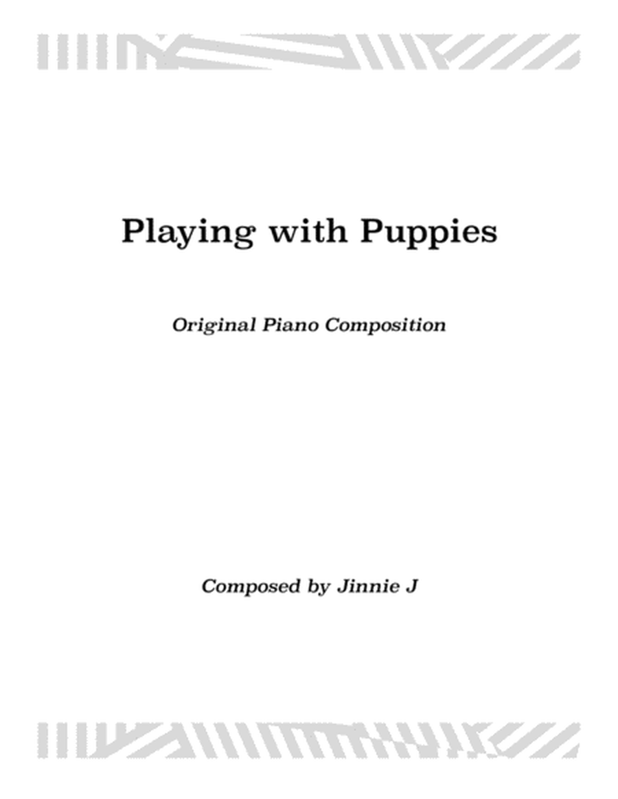 Playing with Puppies (Original Piano Composition) image number null