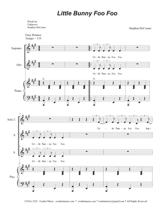 Little Bunny Foo Foo (Duet for Soprano and Alto solo)