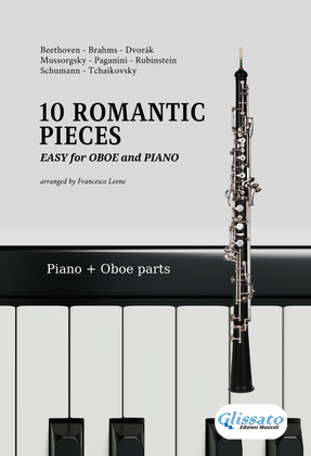 Book cover for 10 Easy Romantic Pieces - for Oboe and Piano