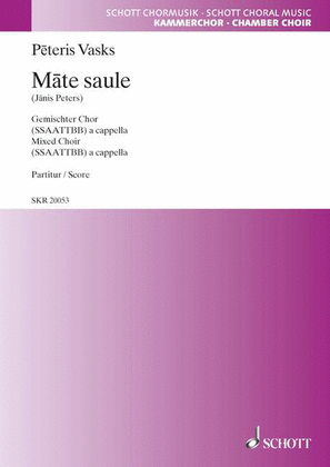 Book cover for Māte saule