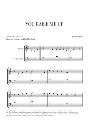 Book cover for You Raise Me Up