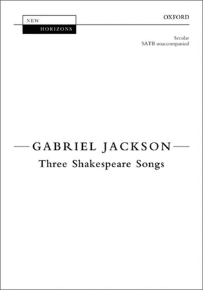 Book cover for Three Shakespeare Songs