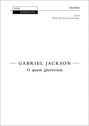 Book cover for O quam gloriosum