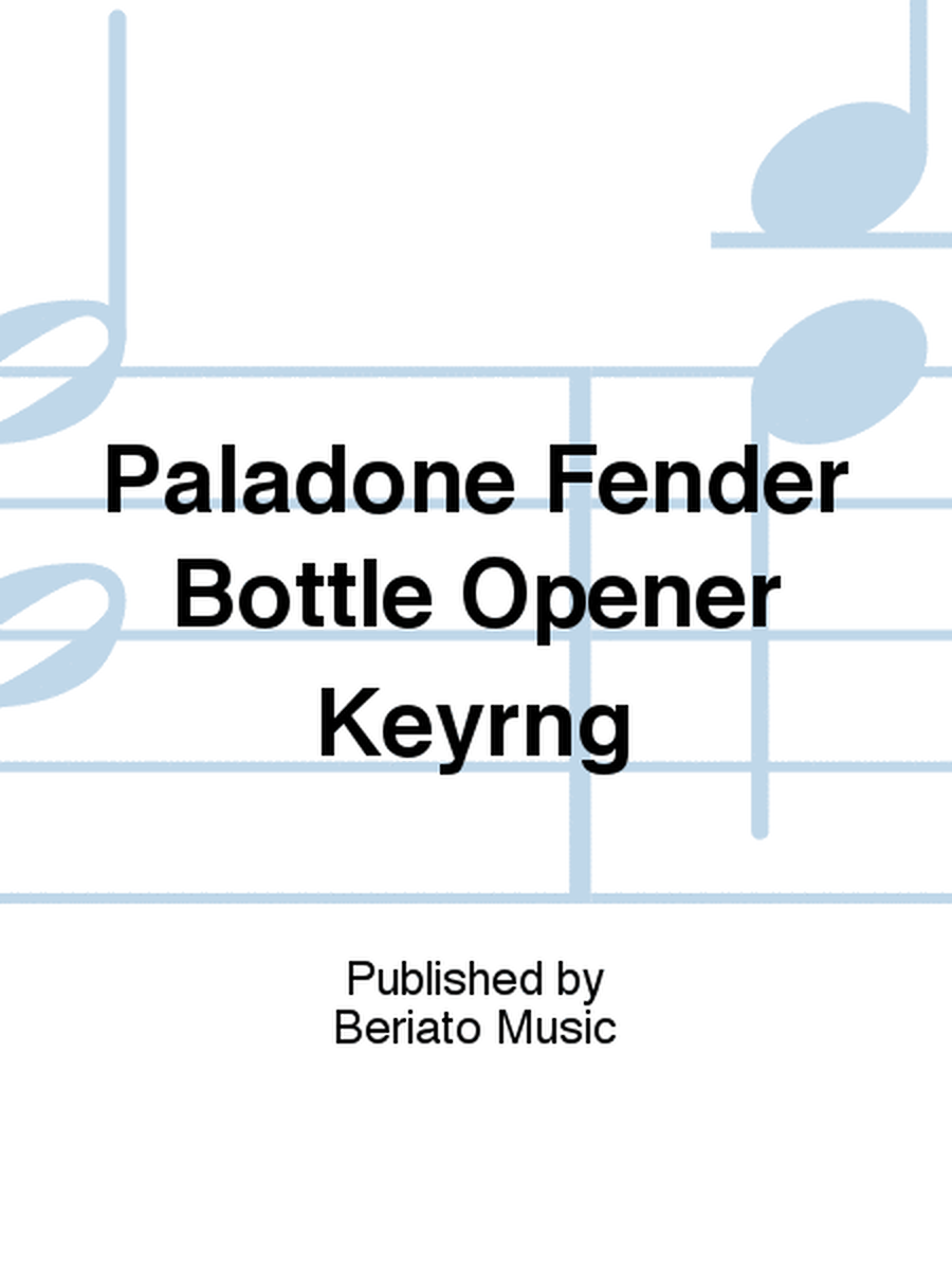 Paladone Fender Bottle Opener Keyrng