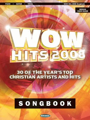 Book cover for Wow Hits 2008 - Vocal Folio