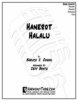 Book cover for Hanerot Halalu (Brass Quartet)