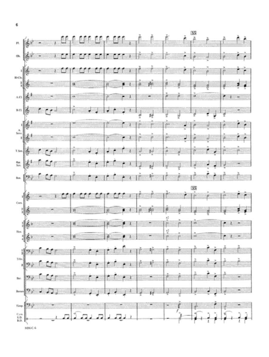 Marche Militaire Francaise Conductor's Score