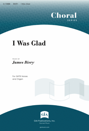 Book cover for I Was Glad