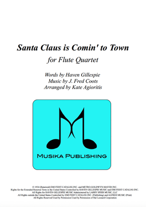 Book cover for Santa Claus Is Comin' To Town