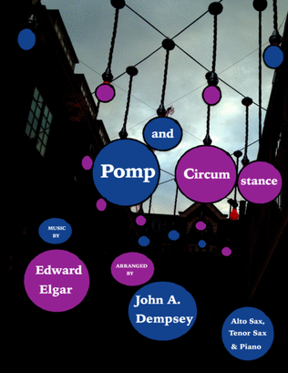 Book cover for Pomp and Circumstance (Trio for Alto Sax, Tenor Sax and Piano)