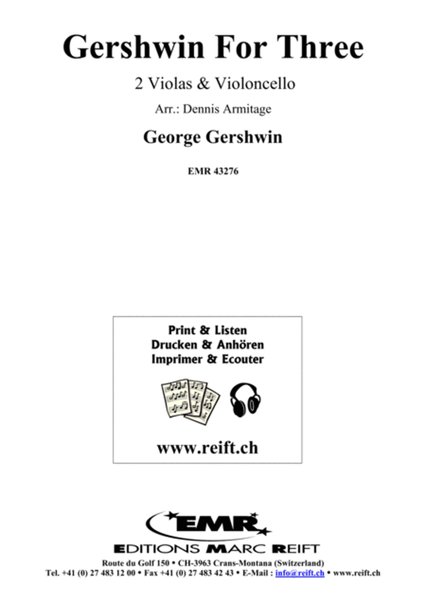 Gershwin For Three image number null