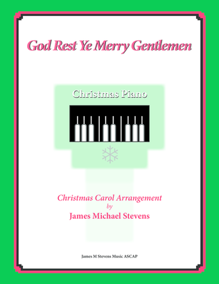 Book cover for God Rest Ye Merry Gentlemen (Christmas Piano)