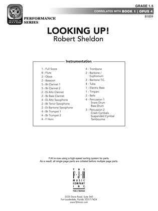 Book cover for Looking Up!: Score