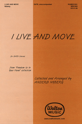 Book cover for I Live and Move