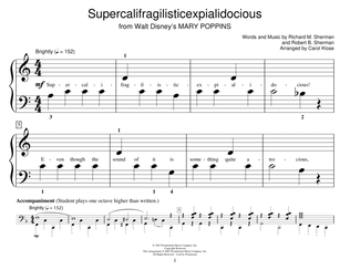Book cover for Supercalifragilisticexpialidocious (from Mary Poppins)
