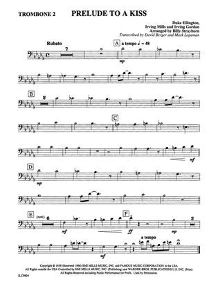 Prelude to a Kiss: 2nd Trombone