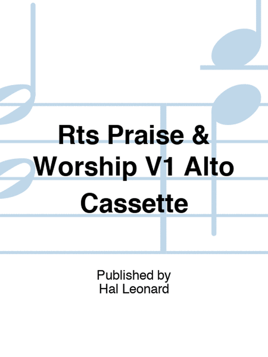 Rts Praise & Worship V1 Alto Cassette