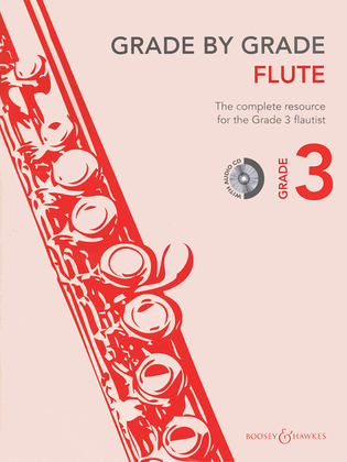 Book cover for Grade by Grade - Flute (Grade 3)
