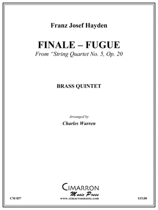 Book cover for Finale, Op. 20 No. 5 (4)