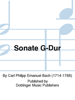 Book cover for Sonate G-Dur