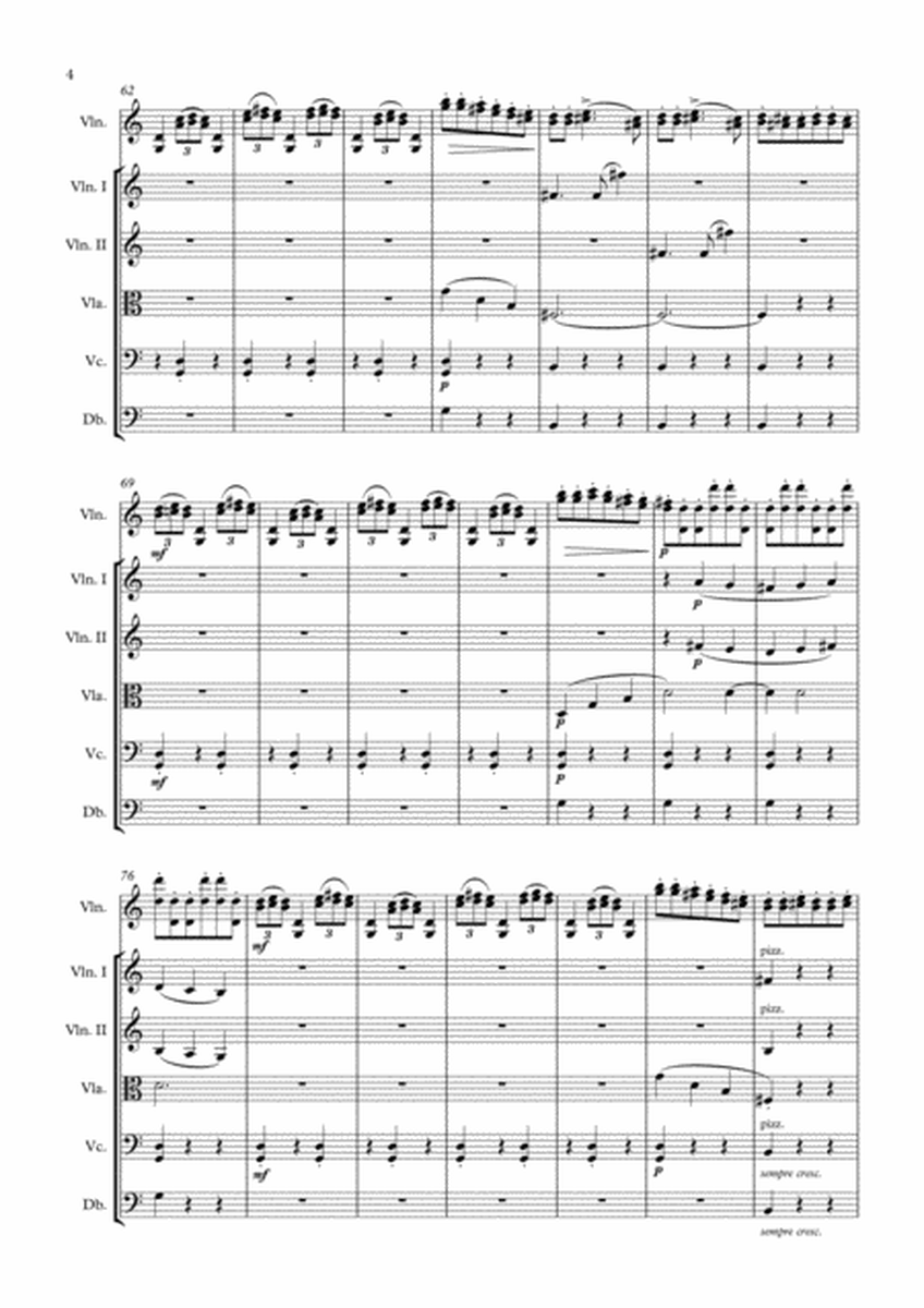 Valse-Scherzo Op.34 (arr. for Violin and Strings)